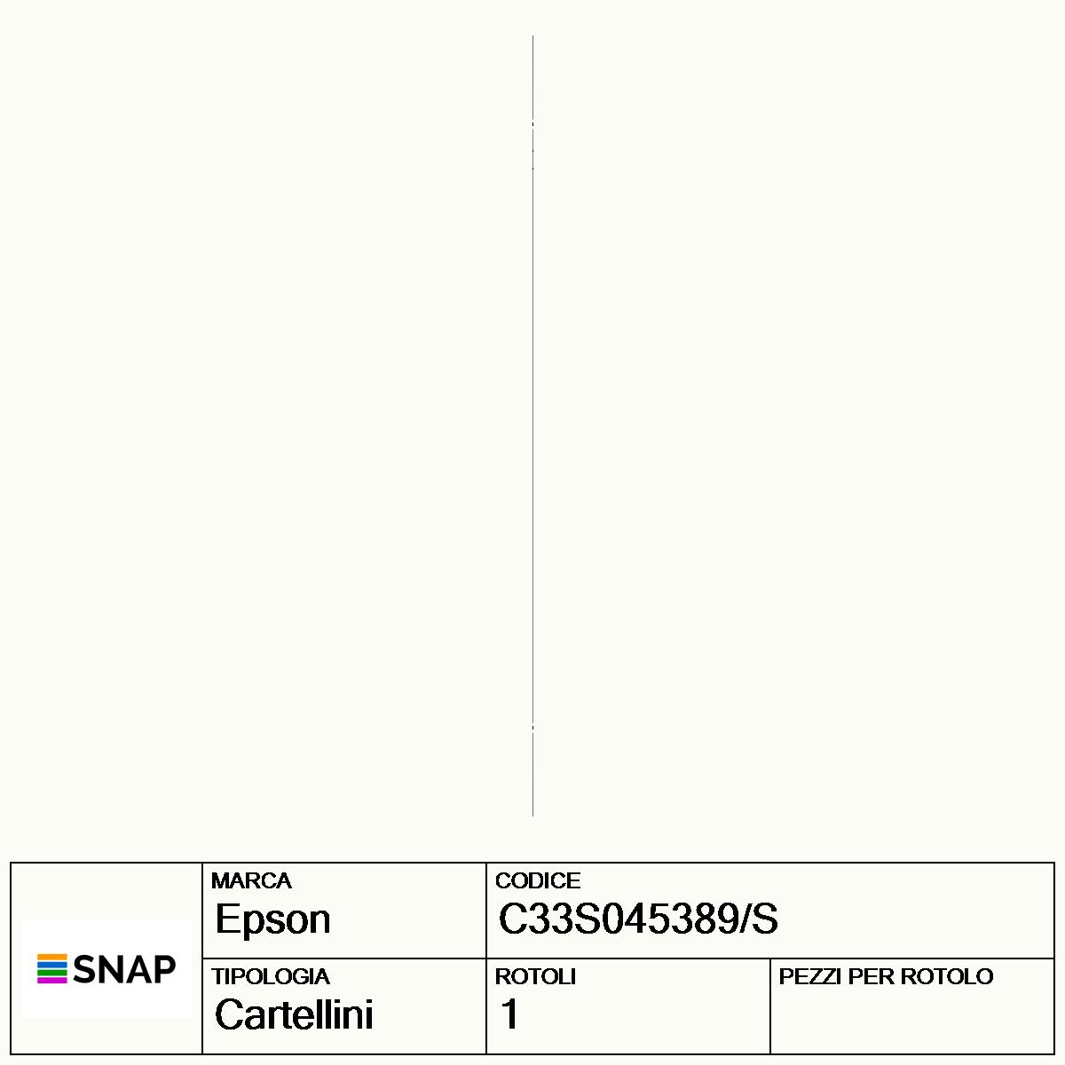 C33S045389/S - Cartellini Epson  Carta