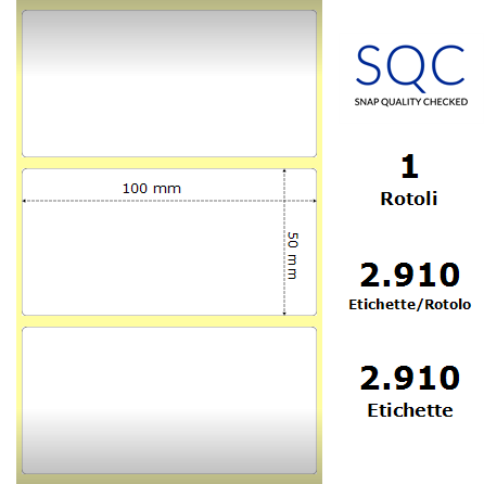 DT100050-PWPC-76/190 - Etichette SQC  S-HARD-PD Carta