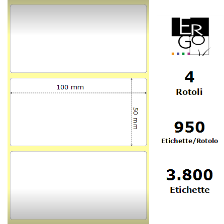 ERGO-E20009-D-4 - Etichette SQC  S-DESK-PD Carta
