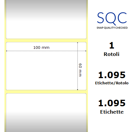 TT100060-POPU-40/124 - Etichette SQC Arancione fluorescente Carta
