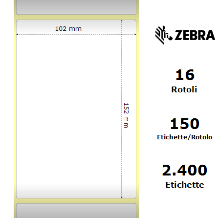 3005281-T - Etichette Zebra  Z-Perform 1000D Carta