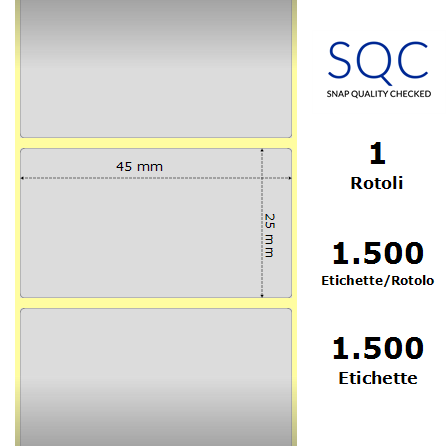 TT045025-PSPE-45/94 - Etichette SQC Argento S-FRICTION Poliestere