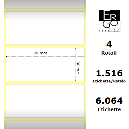 ERGO-E20007-D-4 - Etichette Ergo  Carta