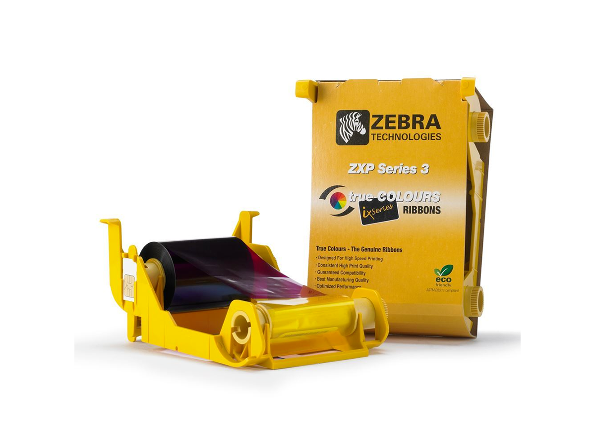 800033-840 - Ribbon Card Zebra YMCKO ZXP3 Ribbon Resina